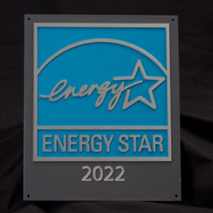 EPA Recycled Aluminum Plaque, 2022, for buildings and plants KIT