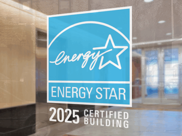 EPA Blue/White Window Decal 2025 for Buildings