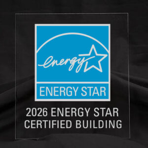 EPA Blue/White Acrylic Plaque, 2026, for buildings KIT