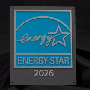 EPA Recycled Aluminum Plaque, 2026, for buildings and plants KIT